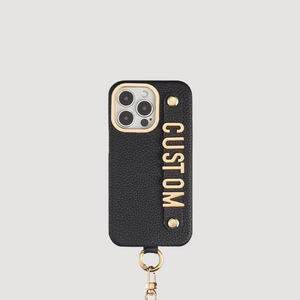 CUSTOM SHOULDER STRAP IPHONE CASE - ONYX