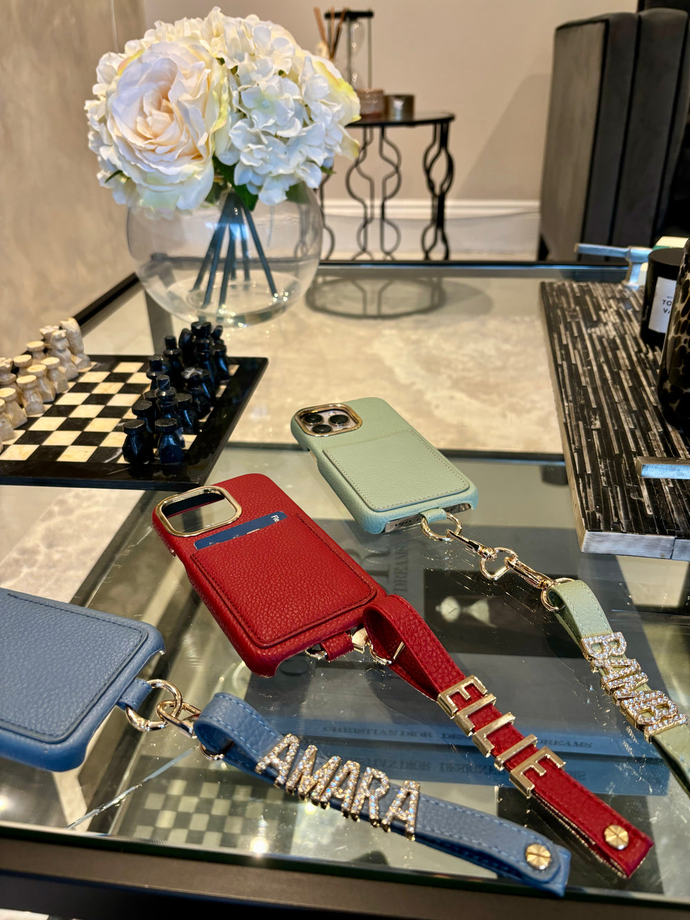 The Cardholder Strap - Cherry