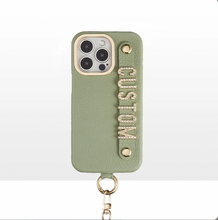 Load image into Gallery viewer, CUSTOM SHOULDER STRAP IPHONE CASE - SAGE