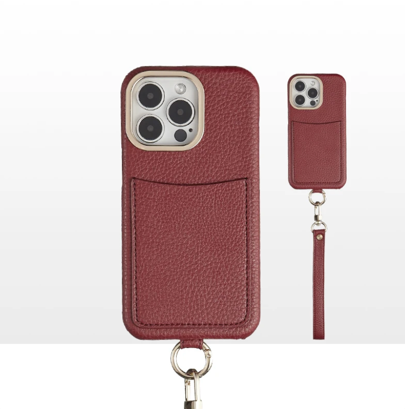 The Cardholder Strap - Cherry