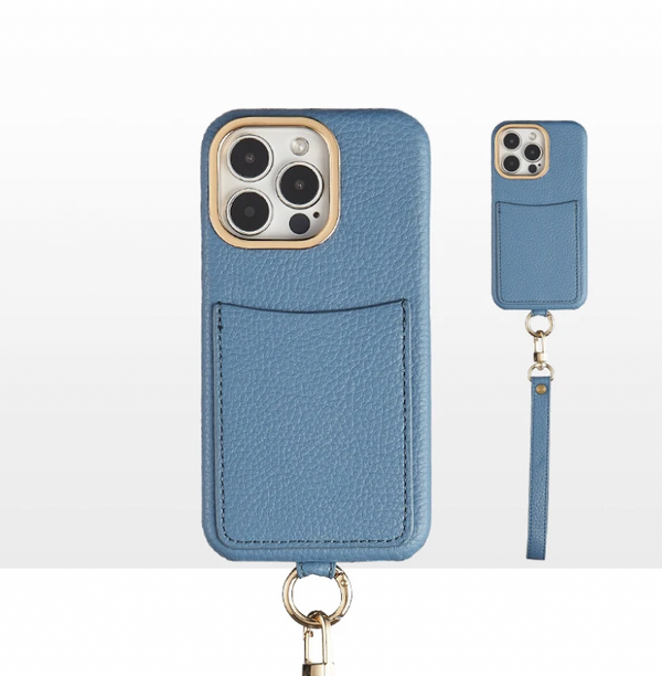 The Cardholder Strap - Sky Powder